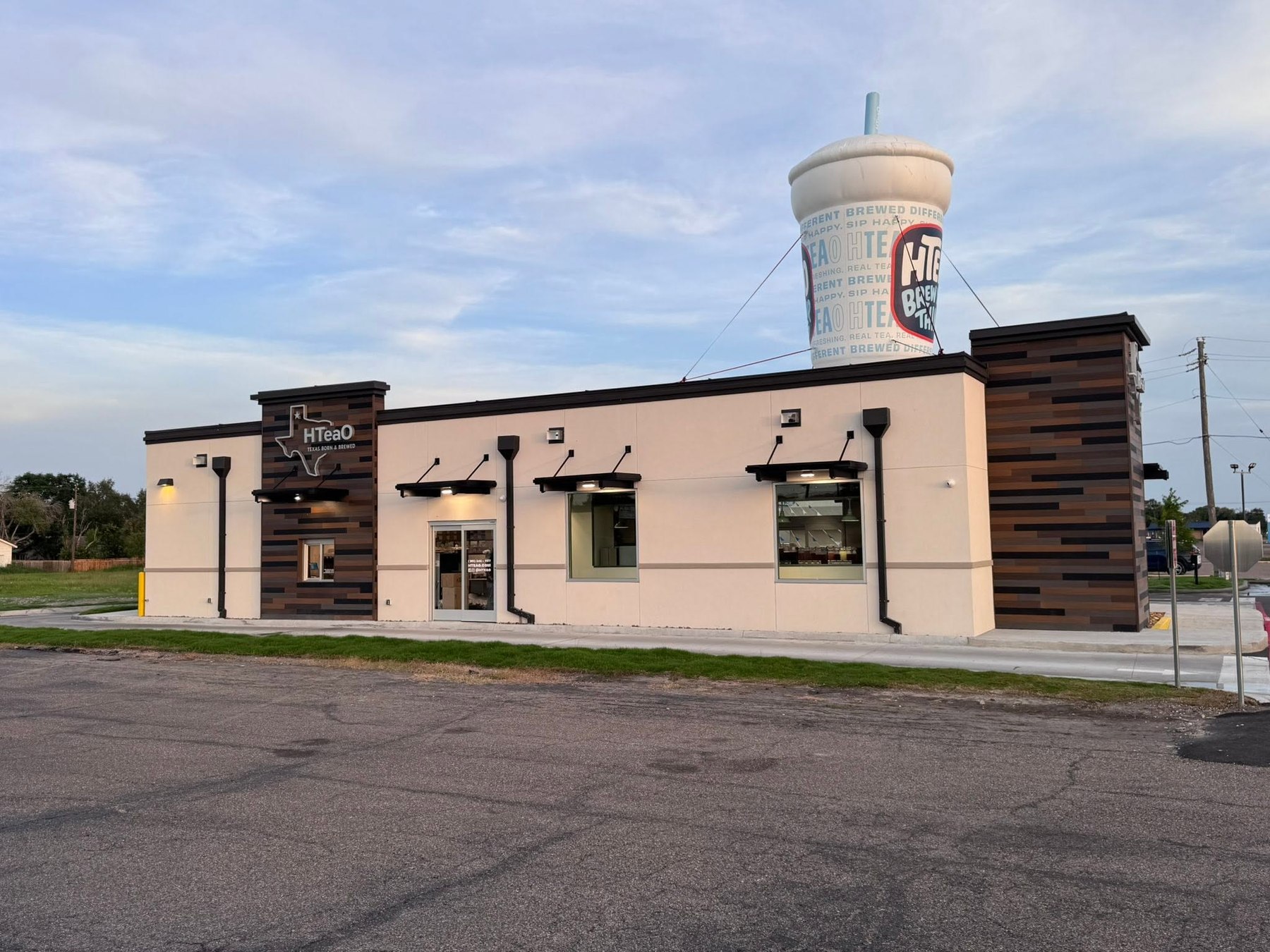 Finished HTeaO storefront in Kingsville