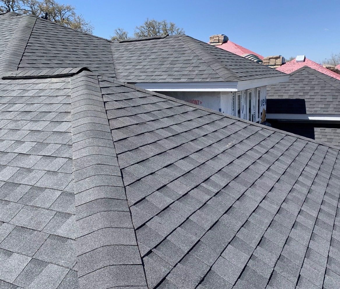 New composition shingle roof